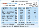 Kinder Chocolate - Fyllda mjölkchokladkakor - 1 förpackning innehållande 24 individuella barer (24 x 12,5g).
