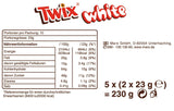 Twix vita chokladkakor; kola, kex, vit choklad; flera paket choklad; 5 barer (5 x 46 g)