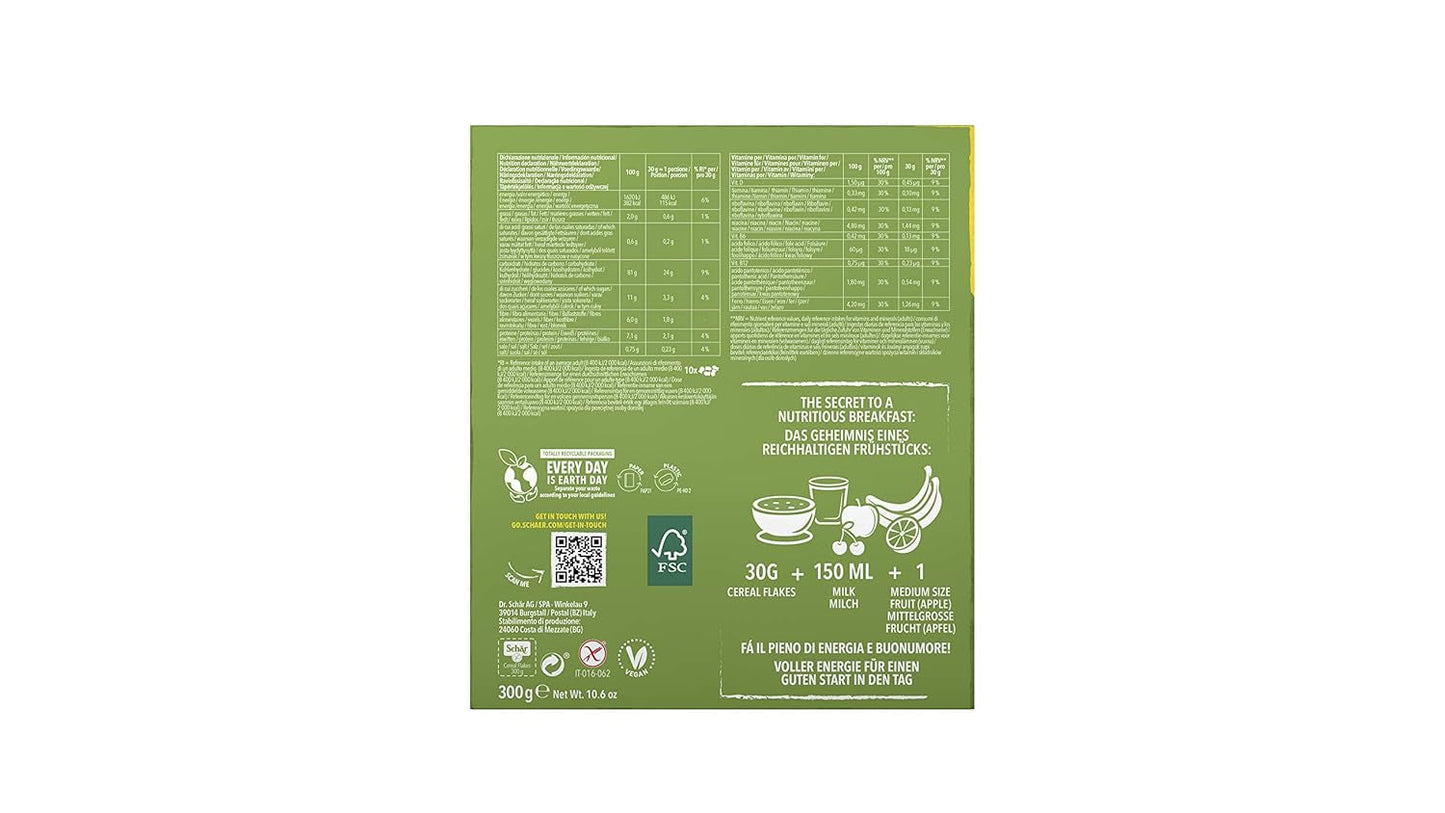 Glutenfria flingor 300g, 8 st