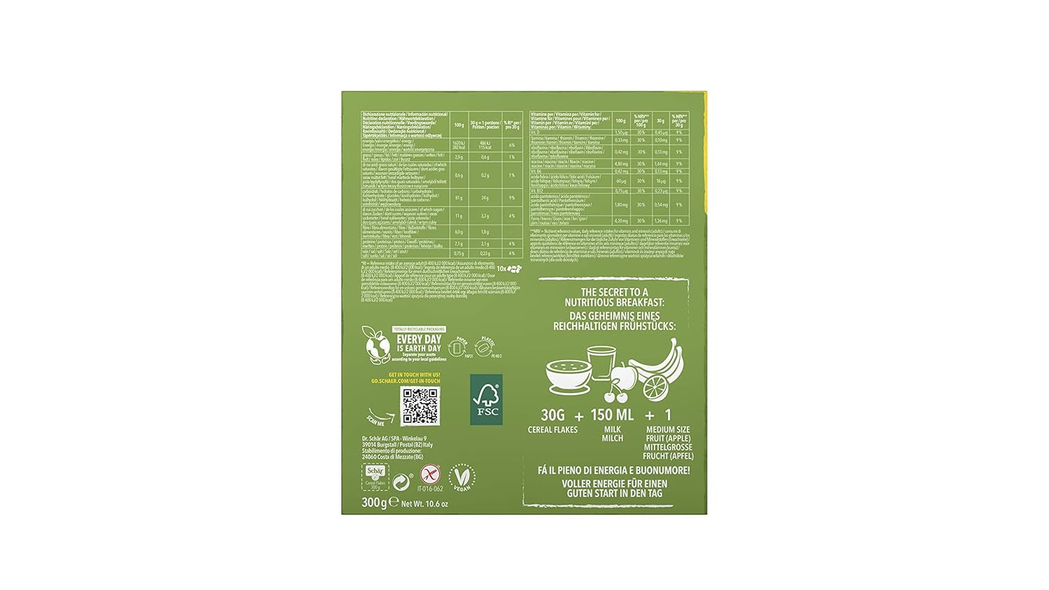 Glutenfria flingor 300g, 8 st