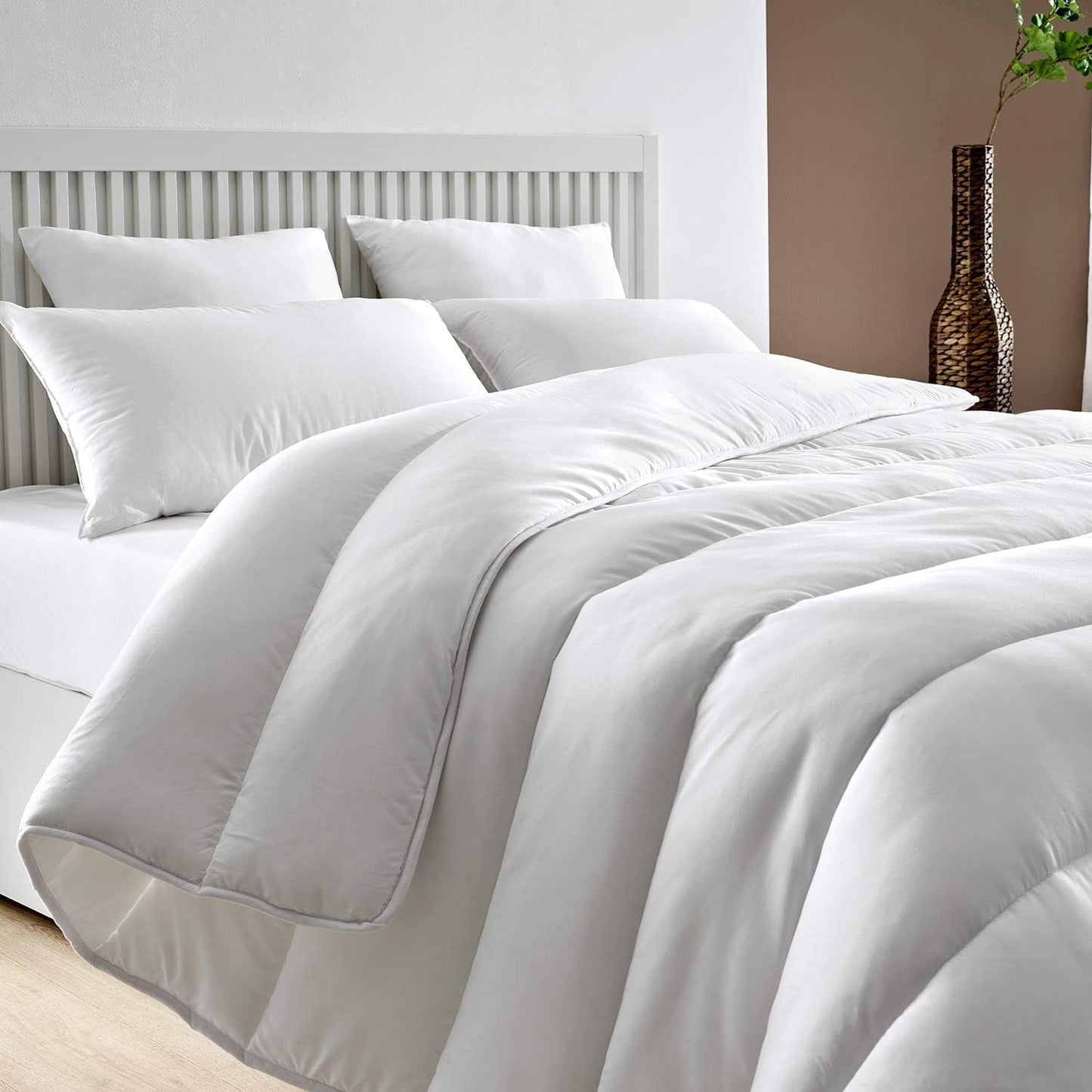 Pikolin Home - 400 G Antikvalstertäcke, lämplig för vinterrum och låga temperaturer, säng 200-240 X 280 Cm. Täcken och täcken Naty Shop