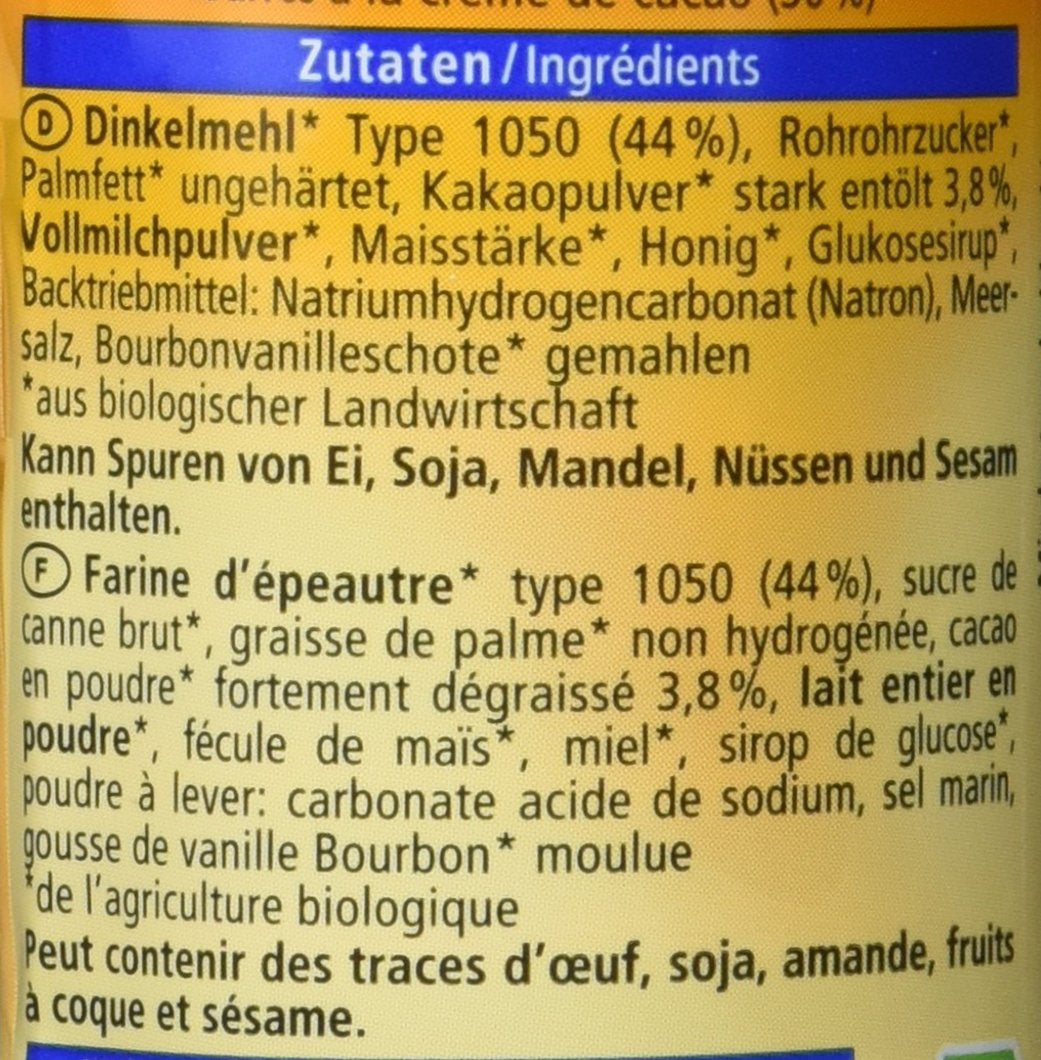 Dubbla kex med ekologisk dinkel, 90g