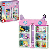 Lego 10788 Gabbys dockhusleksaksset, 8 rum och 4 våningar Gabbys dockhusleksak med Pandi, Meerkat, Kuchifigurer och tillbehör, present till 4-åriga flickor, pojkar och barn Byggset Besuche den LEGO-Store Single