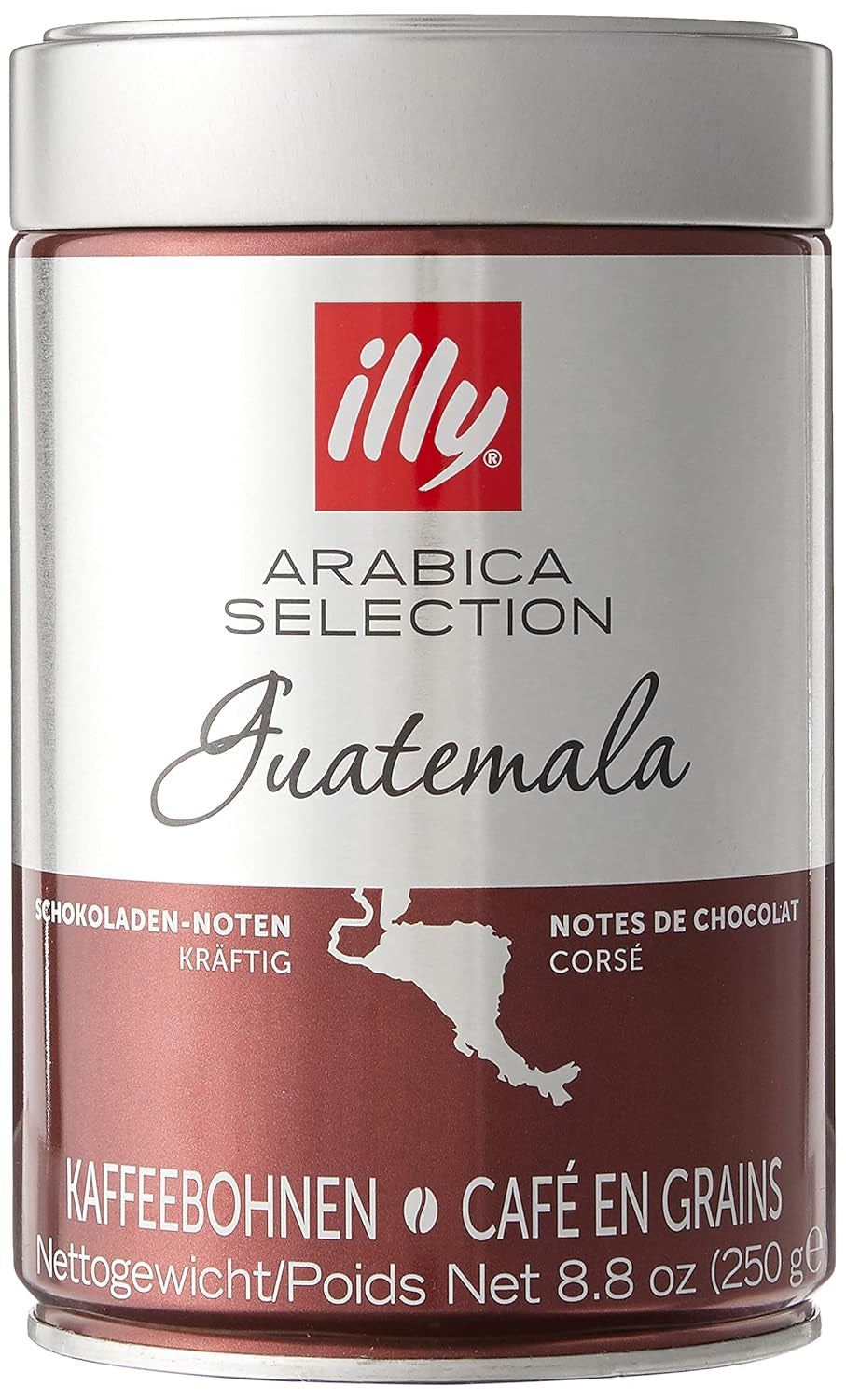 illy kaffebönor, urval av Arabica kaffebönor, Guatemala, förpackning om 6 (6 x 250g)