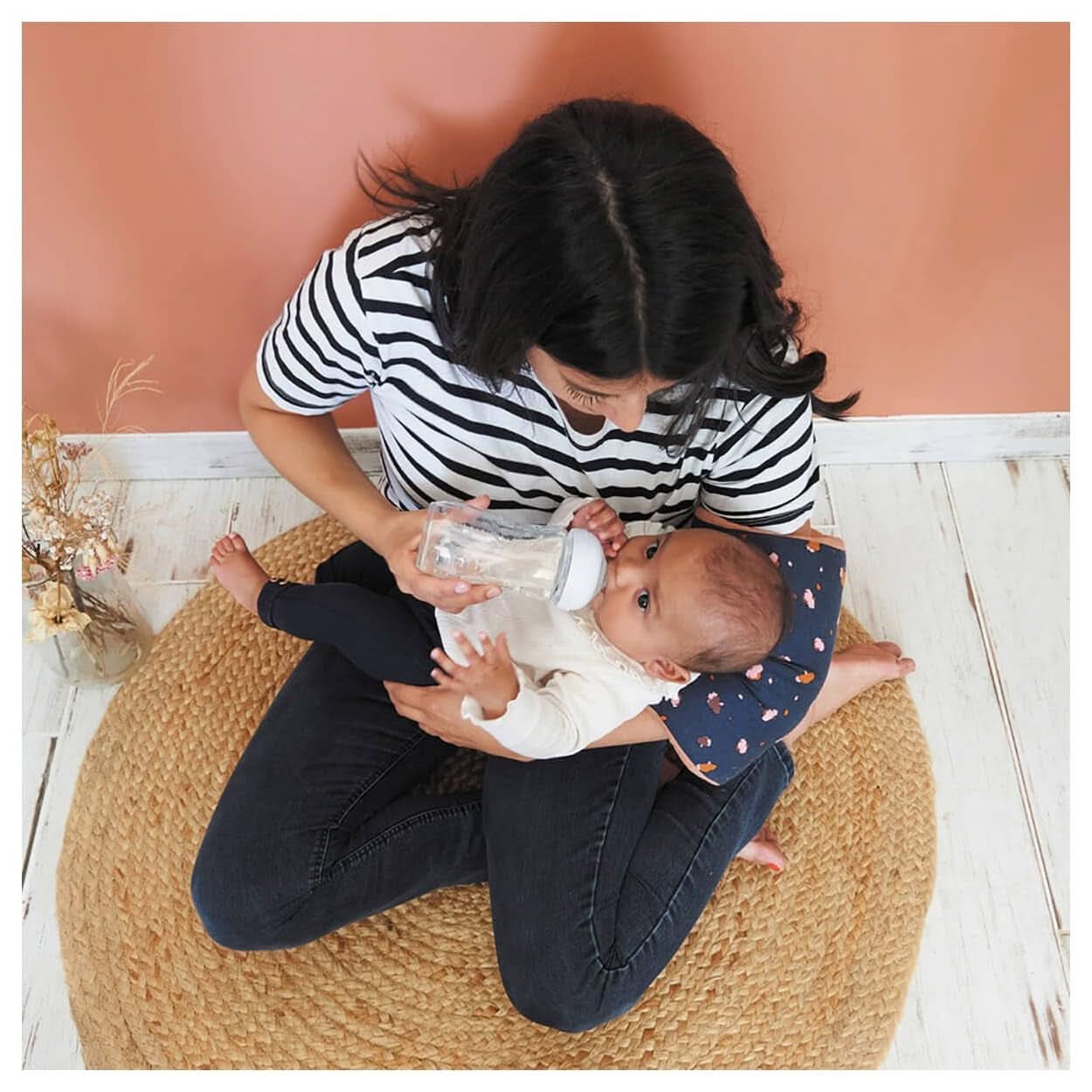 Armkuddar för amning, stöder barnets huvud, 24 X 15 X 19 cm Tillbehör Mat och Amning Bebe Naty Shop