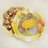 Choklad urval ägg | 288 g | 2 x Crested Eggs och Chokladtryffel | 3 x 90g | De finaste Marc de Champagne-tryfflarna i vit choklad | Påskchoklad | Gåva av choklad