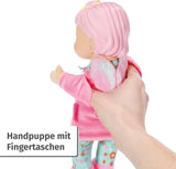 BABY född för bebisar Avgift Mjuk kroppsdocka med fingerfickor i armarna 26 cm hög handdocka 834695 Zapf Creation