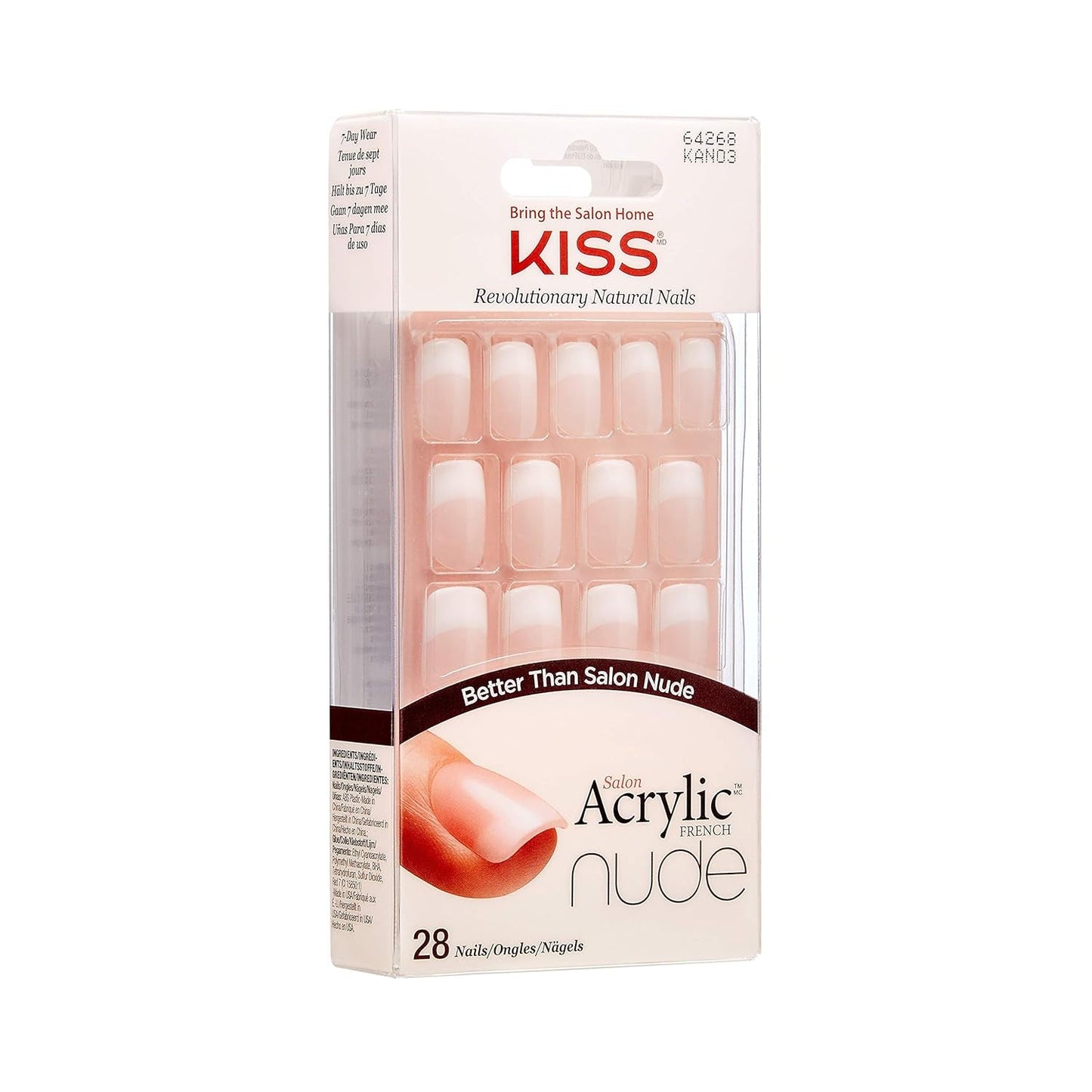Kiss Nude Nails Cashmere & Nude Nails Fantastiska naglar