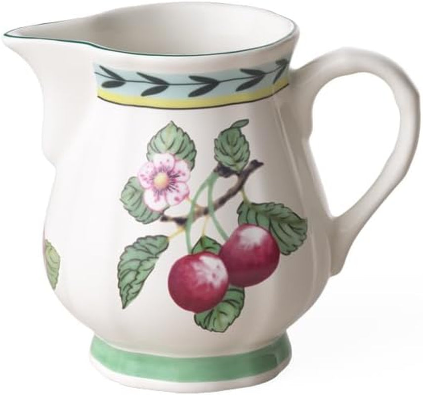 Villeroy & Boch French Garden Fleurence Mjölkmugg, 250 ml, Premium Porslin, Vit/Multicolor 1022810760 Storlek L (34-36)