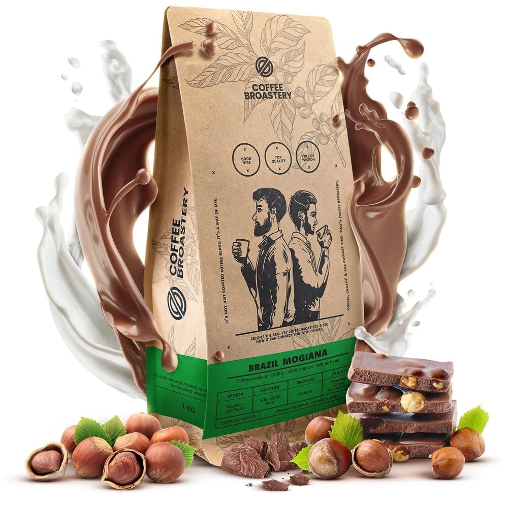 Set med kaffebönor 3x1kg 3000g | Brasilien Guaxupe | Brasilien Mogiana | Brasilien Cerrado | Brasilien | Specialkaffe | Nystekt