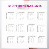 24st röda och svarta lösnaglar lim på lösnaglar Lim på naglar Mandelformade nagelspetsar Heltäckande lösnaglar Press On Nails Set Röda och svarta lösnaglar