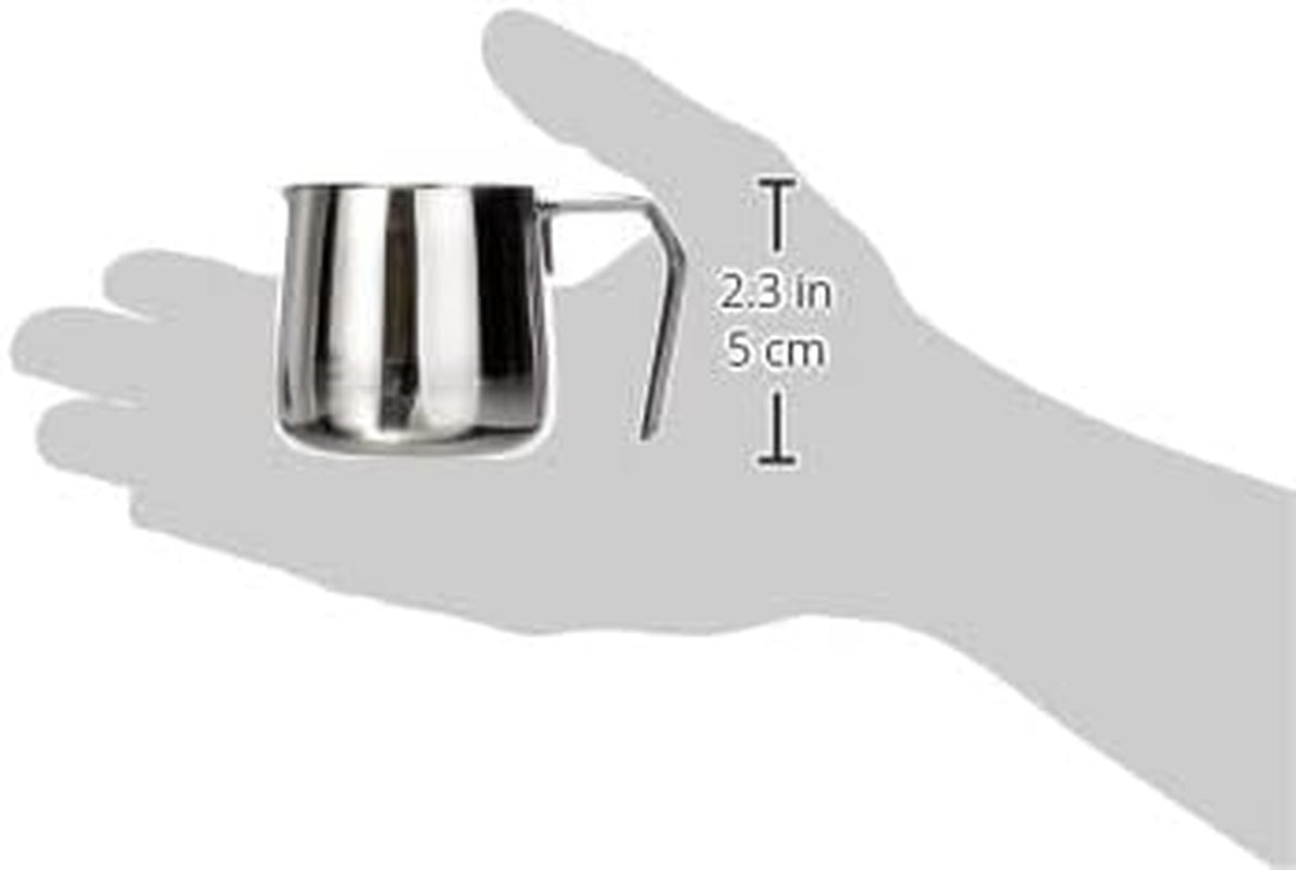 Cilio 0000201383 Latte Macchiato karaff, rostfritt stål, silver, 6,4 x 7,4 x 7,6 cm