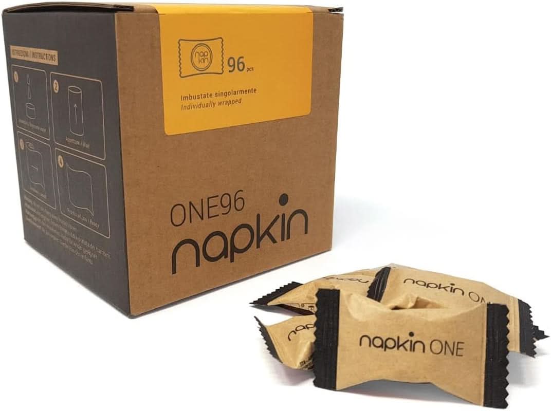 Komprimerade rengöringsservetter CREHO ONE 96 Baby Wet Wipes Naty Shop