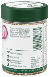 Fuchs Gewürze - Zwiebel rot geschnitten - Gewürz für Pürees, Salad eller Brotaufstriche - naturliga ingredienser - 40 g i wiederverwendbarer, recyclebarer Dos