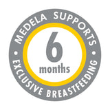 Medela 008.0137 Nappflaska med napp, flerfärgad Tillbehör Mat och amning Bebe Naty Shop