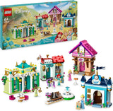 LEGO Disney Princess: Disney Princess Adventure Market, leksakshus med 4 dockor inklusive Askungen och Ariel, lekset med skattkarta, present till flickor och pojkar från 6 år 43246 Byggset Besuche den LEGO-Store Single