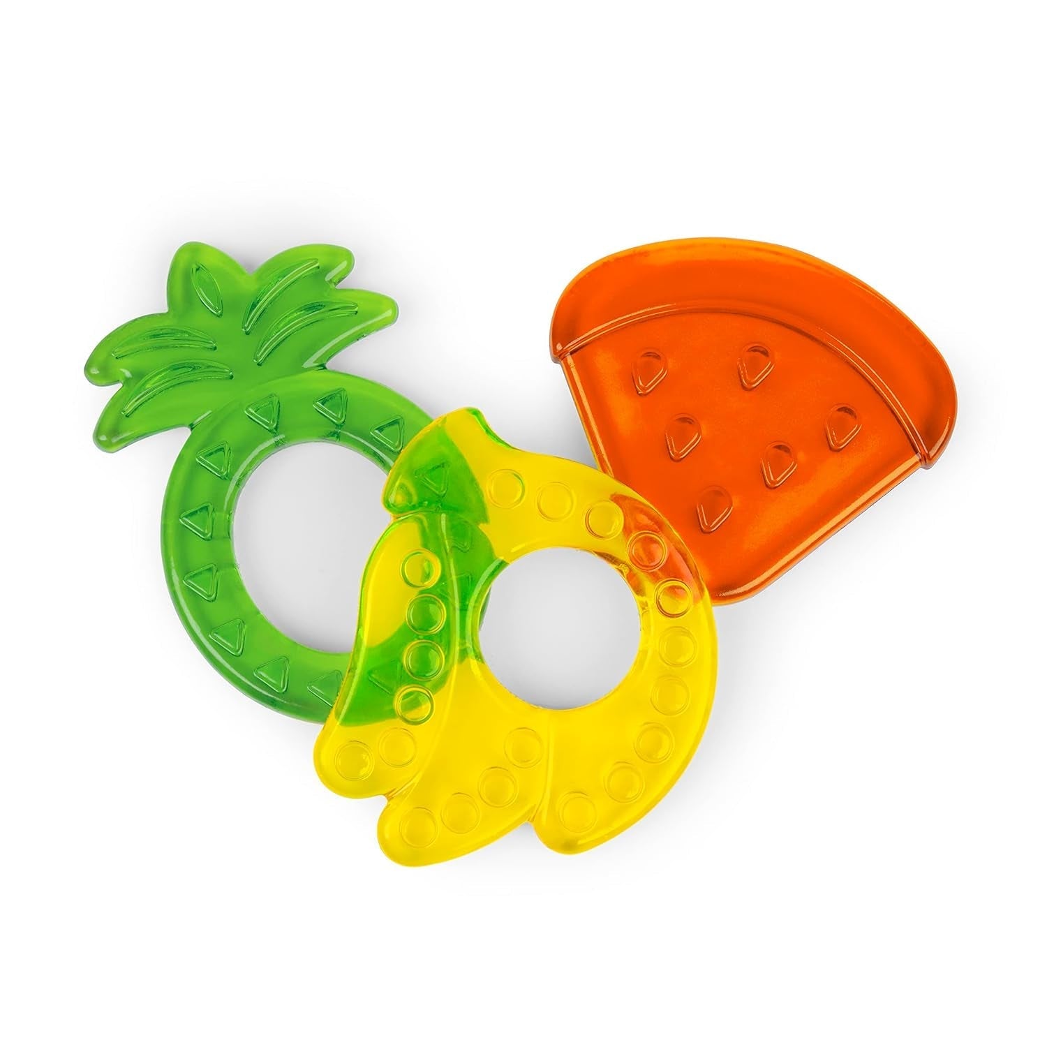 Bright Starts Juicy Chews, 3 BPA-fria tandringar, för alla spädbarn från 3 månader