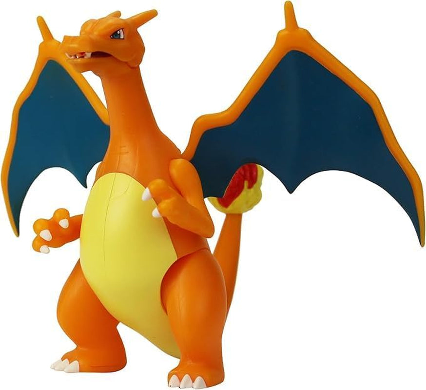 Pokémon PKW0368 - Battle Feature Figure - Glurak Official Movable Figur 11,5 cm Actionfigurer Naty Shop