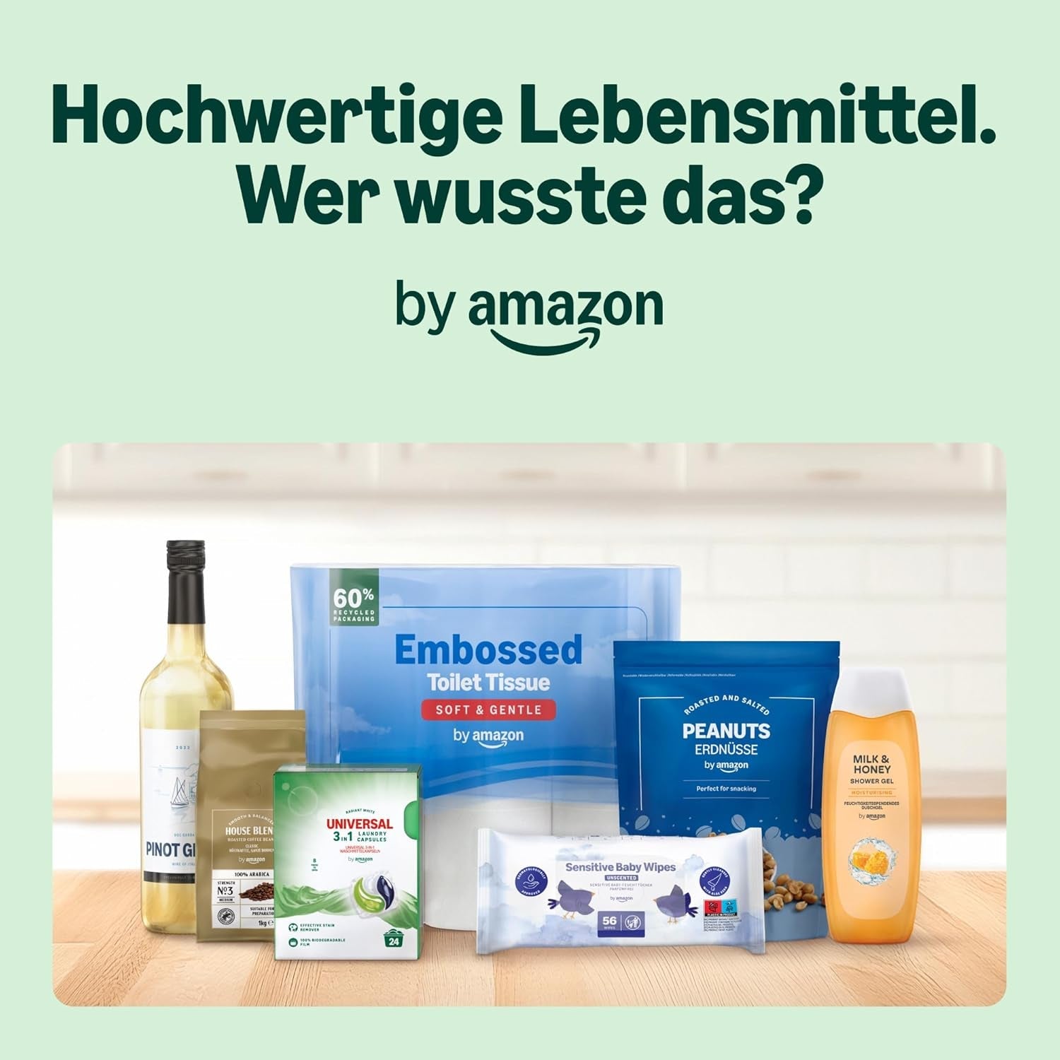 Amazon spannmålsfri våt kattmat Konserverade kycklingbitar i gelé 12 x 405 g