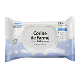 - Change Water Essential babyservetter x70 - Växtfibertoalettprodukt - 99 % ultrarenat vatten - Hygien från födseln - Återförslutningsbart lock