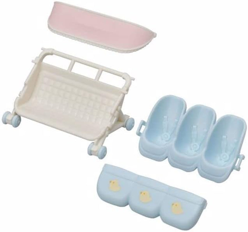 Sylvanian Families L5533 Triplets Barnvagn - Dollhouse Lekset Naty Shop Dolls