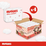 Huggies Ultra Comfort blöjor, storlek 3 (4-9 kg), Disney design, 168 st