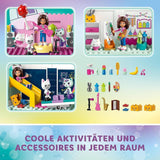 Lego 10788 Gabbys dockhusleksaksset, 8 rum och 4 våningar Gabbys dockhusleksak med Pandi, Meerkat, Kuchifigurer och tillbehör, present till 4-åriga flickor, pojkar och barn Byggset Besuche den LEGO-Store