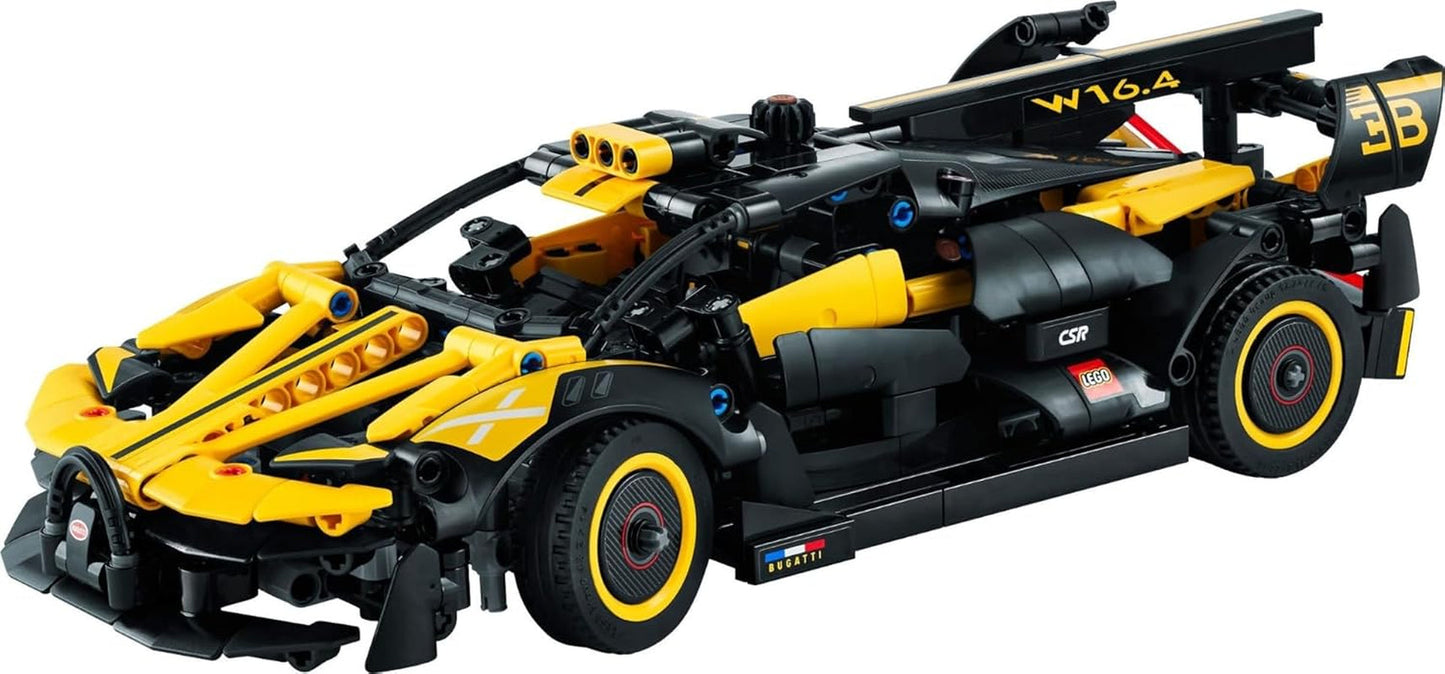 LEGO Technic Bugatti racerbil, bilmodellsats, sportbilsleksak, ikonisk samlarbilset, byggleksak från 9 år 42151 Byggset Besuche den LEGO-Store