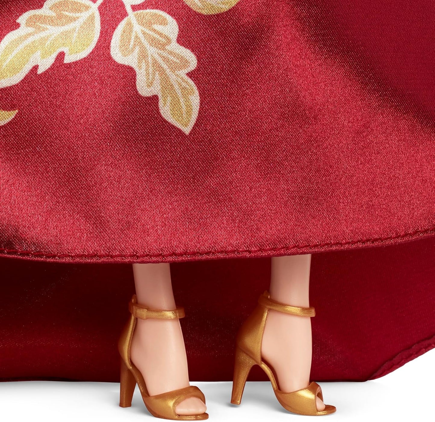 Barbie signatur månnyårsdocka i röd klänning med gyllene pioner Collection Toy JJX83