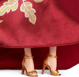 Barbie signatur månnyårsdocka i röd klänning med gyllene pioner Collection Toy JJX83