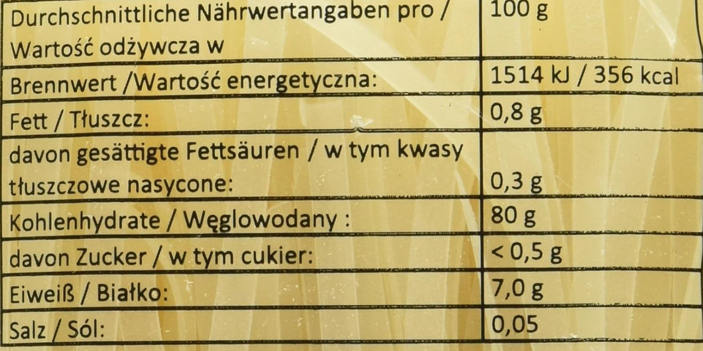 Risnudlar - thailändska, 5 mm breda risbandsnudlar, gjorda av rismjöl - 17 x 400 g