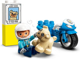 LEGO 10967 DUPLO polismotorcykel, Polisleksak för småbarn från 2 år, Idealisk leksak för motorik för bebisar, Leksaksmotorcykel Byggset Besuche den LEGO-Store