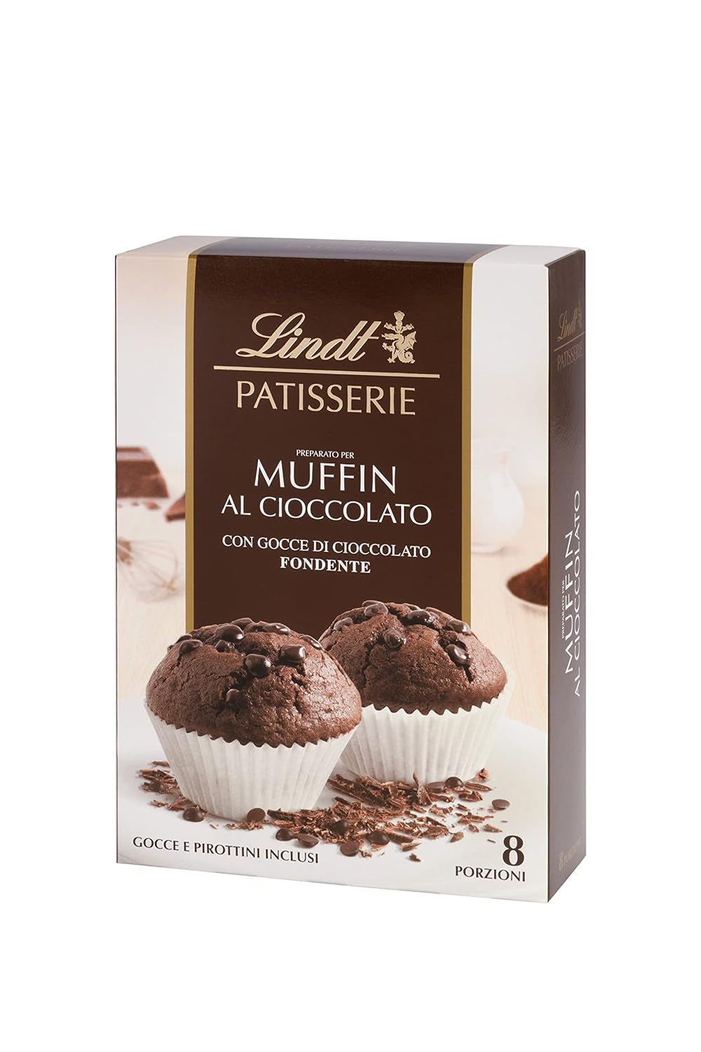 Lindt & Sprüngli Feines Backen Kuchenmischung, Backmischung, 8 Portionen, Lactosefrei, 400 G Mix för bakning och matlagning Naty Shop Muffins