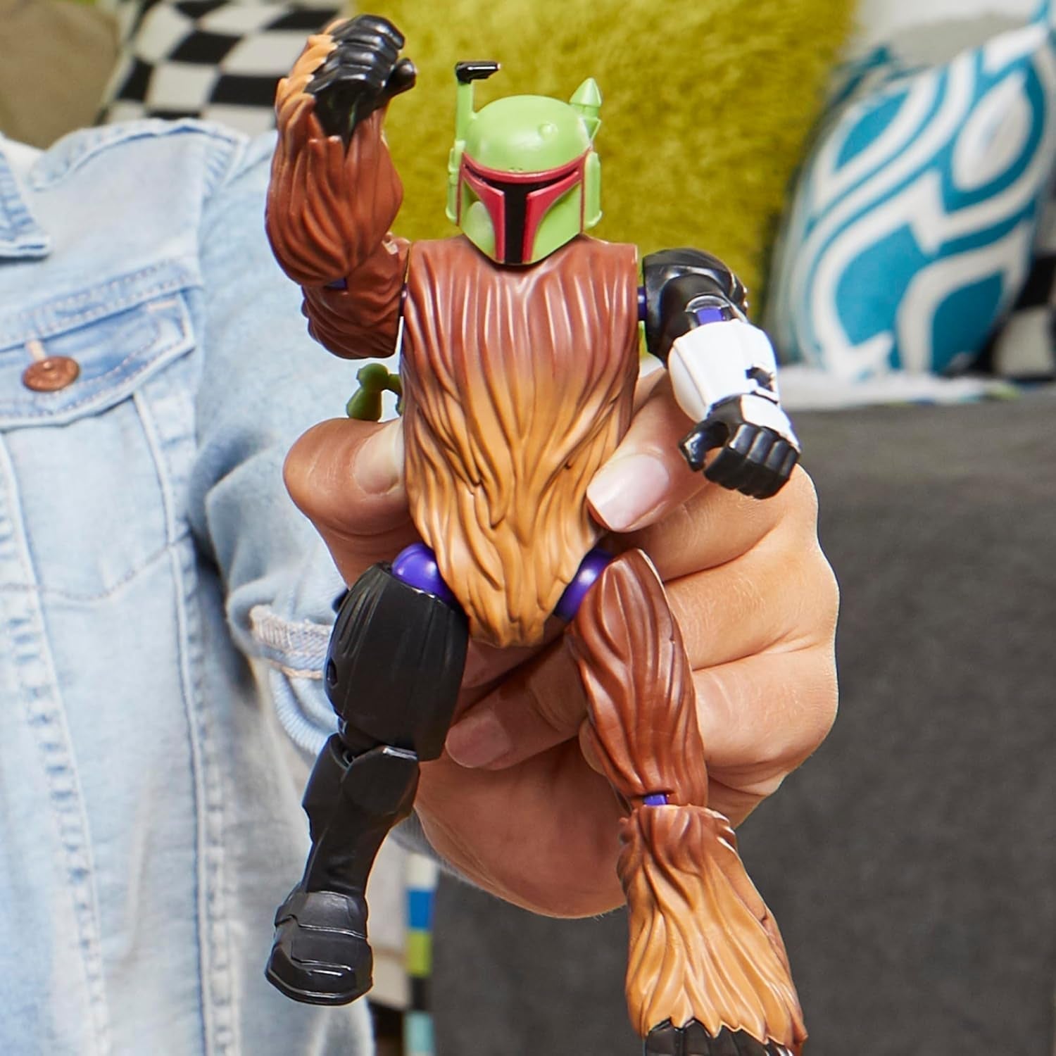 Star Wars Mixmashers Boba Fett Anpassningsbar Mix-and-Match Actionfigur och tillbehör Actionfigurer Naty Shop