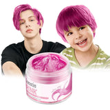 Tvättbar Rosa Tillfällig Hårfärgning Tillfällig Hårvax Naturlig frisyrfärg Pomade Tvättbar Hårfärgning För män Kvinnor Fest Cosplay Halloween Jul Hårfärgning Naty Shop Standardtitel