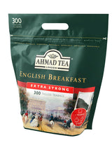 Ahmad Tea - Engelsk frukost - Svart frukostte - Assam & Ceylon Tea - Bandlösa engelska tepåsar med 2 g te per portion - Stort paket med 300 tepåsar (2-pack)