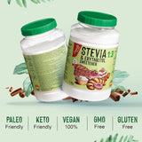 Stevia + Erythritol 1:3 Süßstoff | 1G = 3G Zucker | 100% Natürlicher Zuckerersatz - 0 Kalorien - 0 Glykämischer Index - Keto Und Paleo - 0 Netto-Kohlenhydrat - Kein GVO - Castello sedan 1907-1 Kg Sweeteners Naty Shop