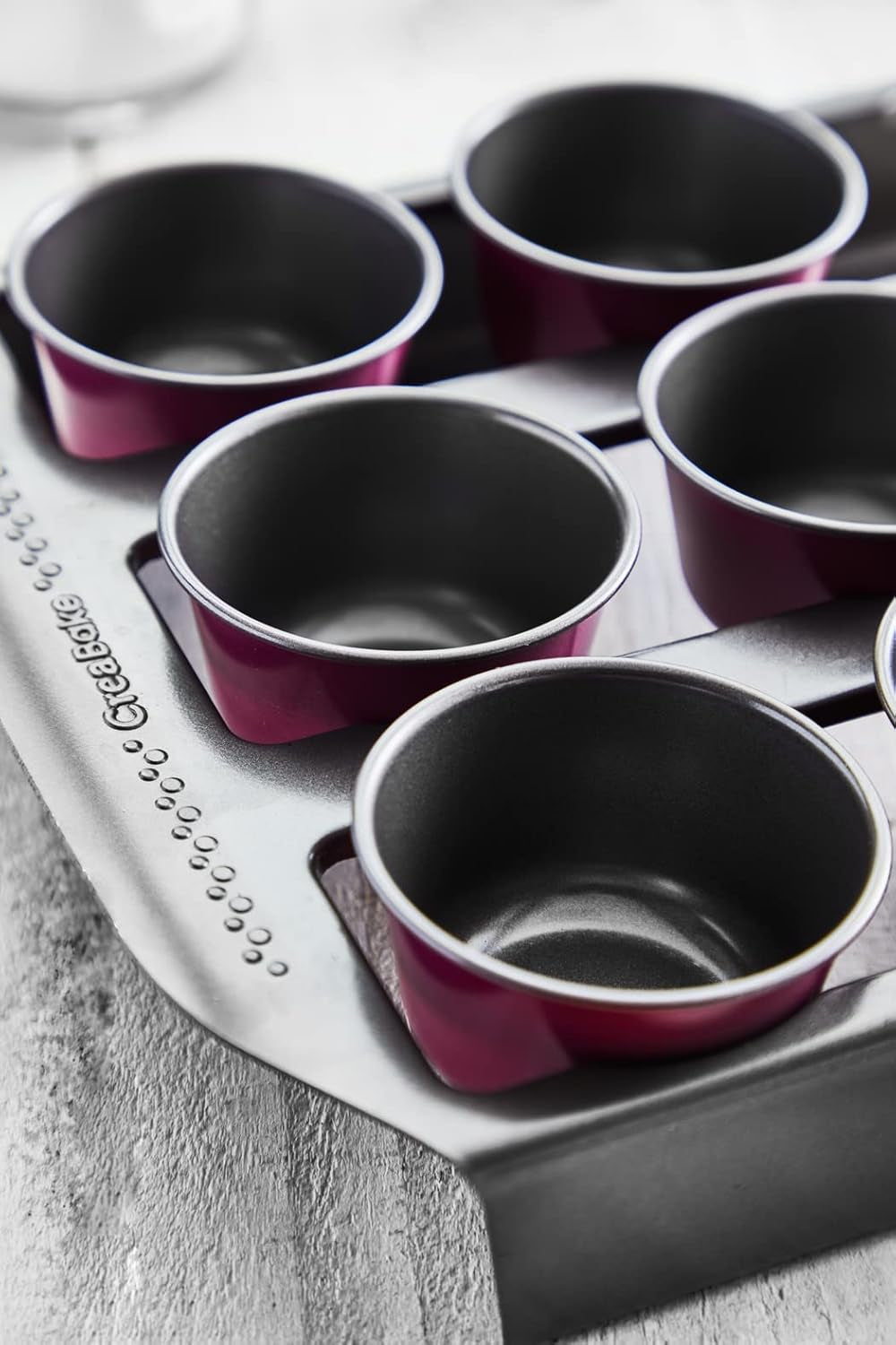 Tefal Creabake J3040104 Kuchenform, 9 Mulden, Antihaftbeschichtung, Austauschbar, Perfektes Backen, Kreative Und Leckere Rezepte, Nicht Compaible Mit Cake Factory, Creabake Formar och bakplåtar Naty Shop