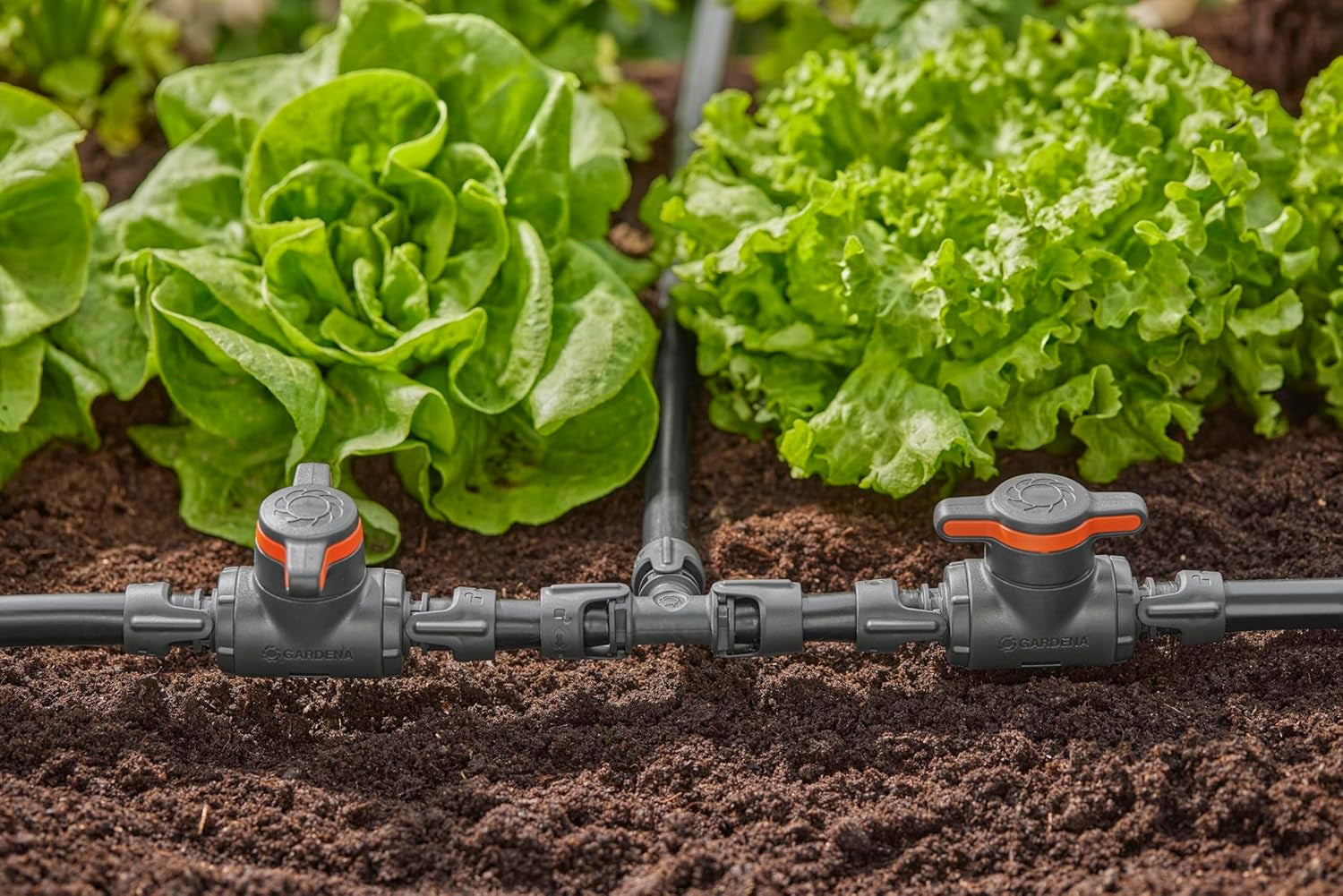 Gardena mikrodroppbevattningssystem T-Piece 13 mm (1/2"): Anslutning för 13 mm matarrör, T-gren, automatisk bevattning, återanvändbar (13201-20)