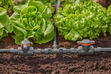 Gardena Micro-Drip-System regler- och avstängningsventil 13 mm (1/2 tum): Enkel avstängning av rör och kontinuerlig reglering av vattenflöde, tillbehör för att lägga dropprör (13207-20)