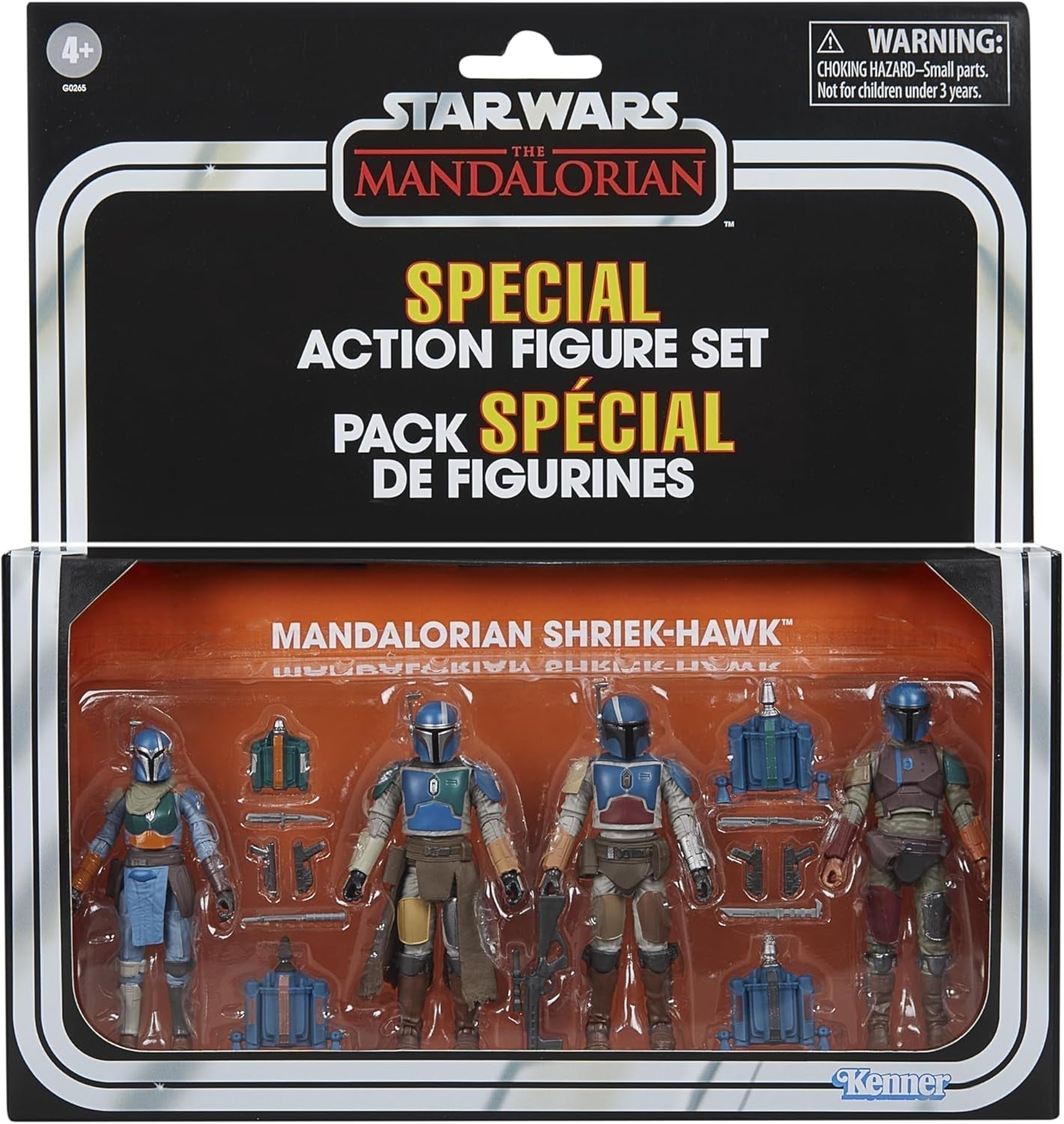 Star Wars Vintage Collection Mandalorian Shriek-Hawk, 4-pack Mandalorian, skala 9,5 cm Actionfigurer Naty Shop