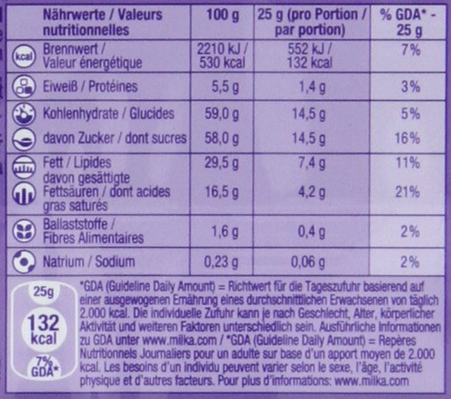 & Daim 1 x 100g I Alpin mjölkchoklad I med bitar av kola och mandel I 100% Alpin mjölkchoklad I Chokladkaka med Daim (Pack 4)