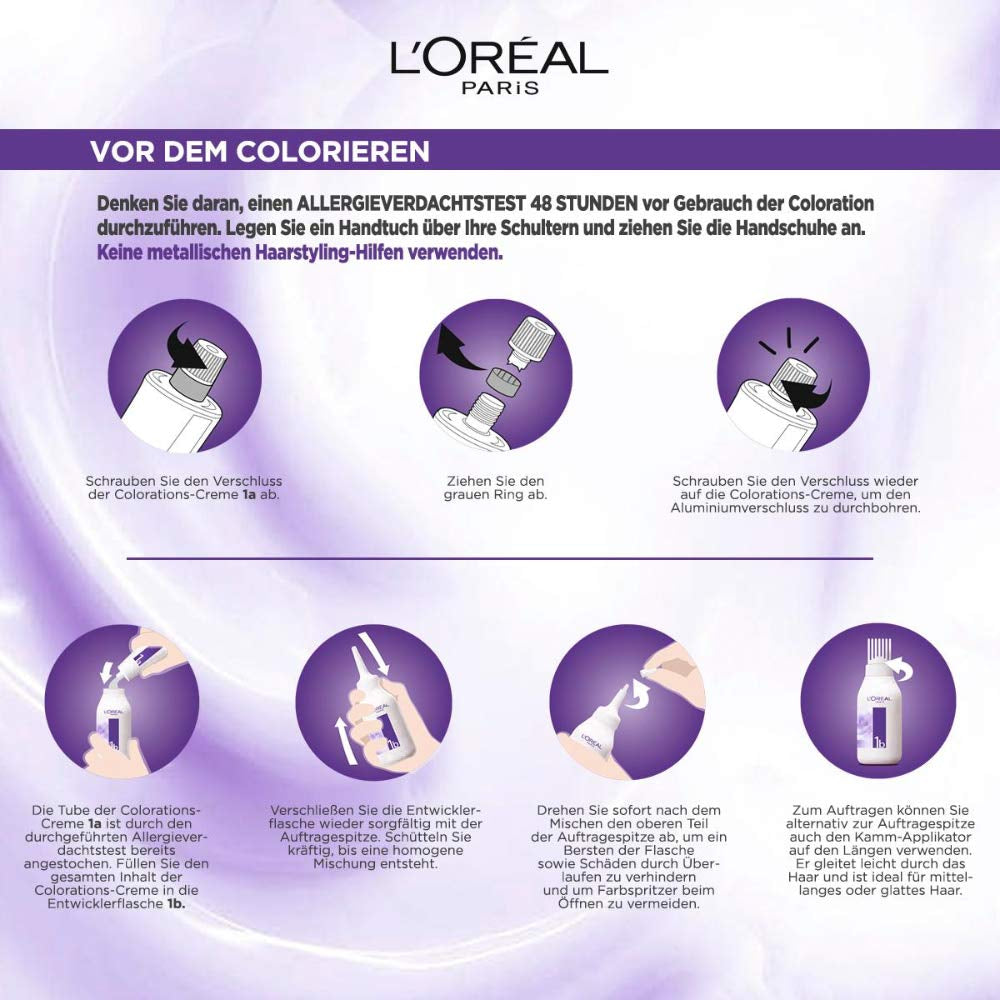 L'Oréal Paris Permanent hårfärgning med ultra coolt färgresultat, 100 % täckning av grått hår, satt med färg, schampo och vårdkräm, Excellence Cool Creme, nr 7.11 Ultra cool medium blond (blond) Naty Shop hårfärgning