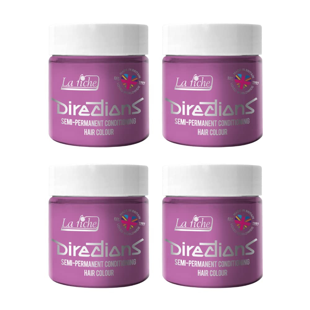 Instruktioner semi-permanent hårfärg 100 ml box 4-pack (Pillarbox Red) Hårfärgning Naty Shop Lavender 100 Ml (pack om 4)