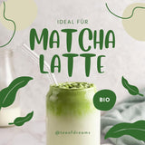 Ekologiskt Matcha-pulver för te och Matcha Latte - Premium ceremoniell kvalitet från Japan - Original Kissui Grönt Te - 30g