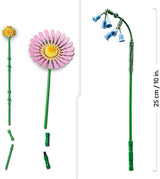 LEGO Botanicals Liten sommarbukett - Byggsats med konstgjorda blommor - Inkl. blåklockor, smörblommor, tulpaner - Presentidé för kvinnor, mammor och män - 10347 Byggset Besuche den LEGO-Store