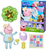 Peppa Pig 28 cm Evie Interactive Doll med 20 ljud och många funktioner, leksaksset för barn 3 år och uppåt