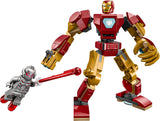 LEGO Marvel Iron Man Mech vs. Ultron - Superhjälteleksak med 2 minifigurer - Actionfigur med rörliga armar, ben och fingrar - Present till pojkar och flickor i åldern 6+ 76307 Besuche den LEGO-Store byggset