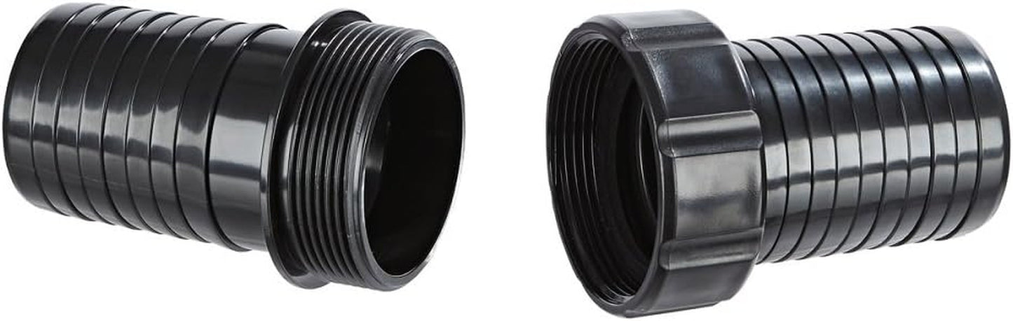 Slangkoppling Oase 2", svart - tillverkad av PVC-material, för anslutning av slangar på 2", diameter 50 cm