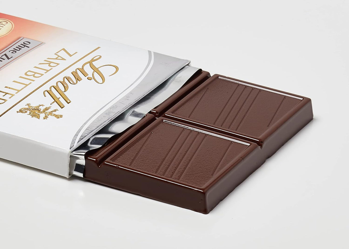 Mörk choklad utan tillsatt socker | Tablett 100g | Den finaste med 55% kakao, glutenfri | Chokladkaka | Chokladpresentset (paket med 4)